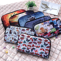 Ladies Zipper Purse Large Capacity Animal Horse Wallet