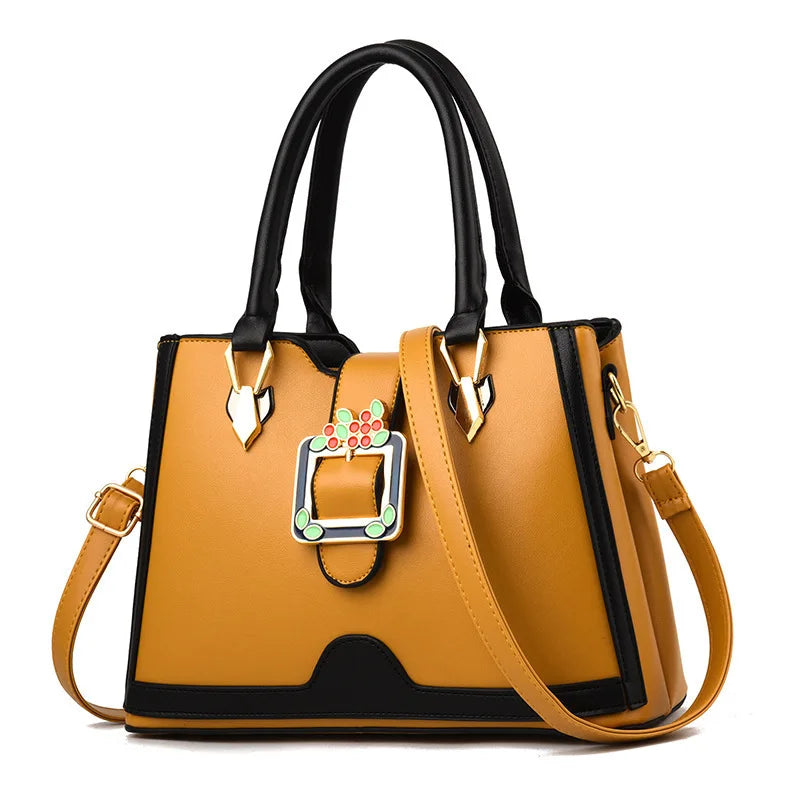 PU Leather Women's Shoulder Bag Solid Big Bag