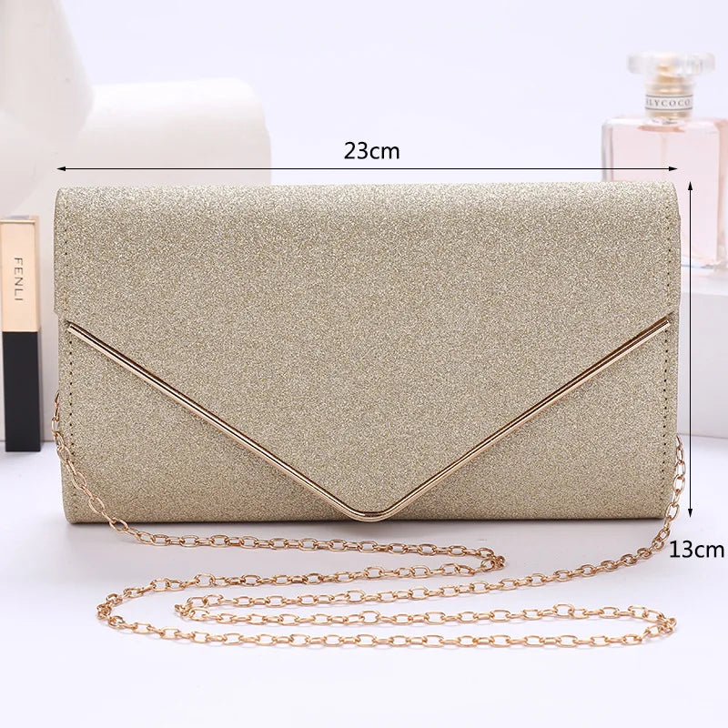 Sequined Clutch Wallet for Women