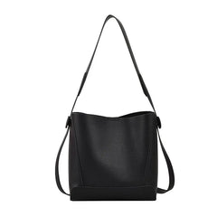 Retro Bucket Bag Set, Shoulder/Crossbody Bag, Autumn/Winter Leather Lady Bag