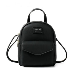 Ladies Mini Backpack PU All-Match Small School Travel Bag