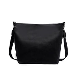 Ladsoul Large Capacity Crossbody Bag Female Travel Handbag Solid PU Leather