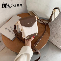 Ladsoul All-match Shoulder Handbags Female Casual Travel Handbag