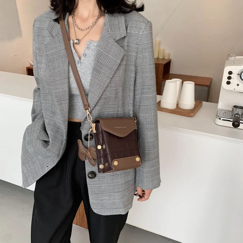 Ladsoul All-match Shoulder Handbags Female Casual Travel Handbag