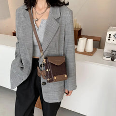 Ladsoul All-match Shoulder Handbags Female Casual Travel Handbag