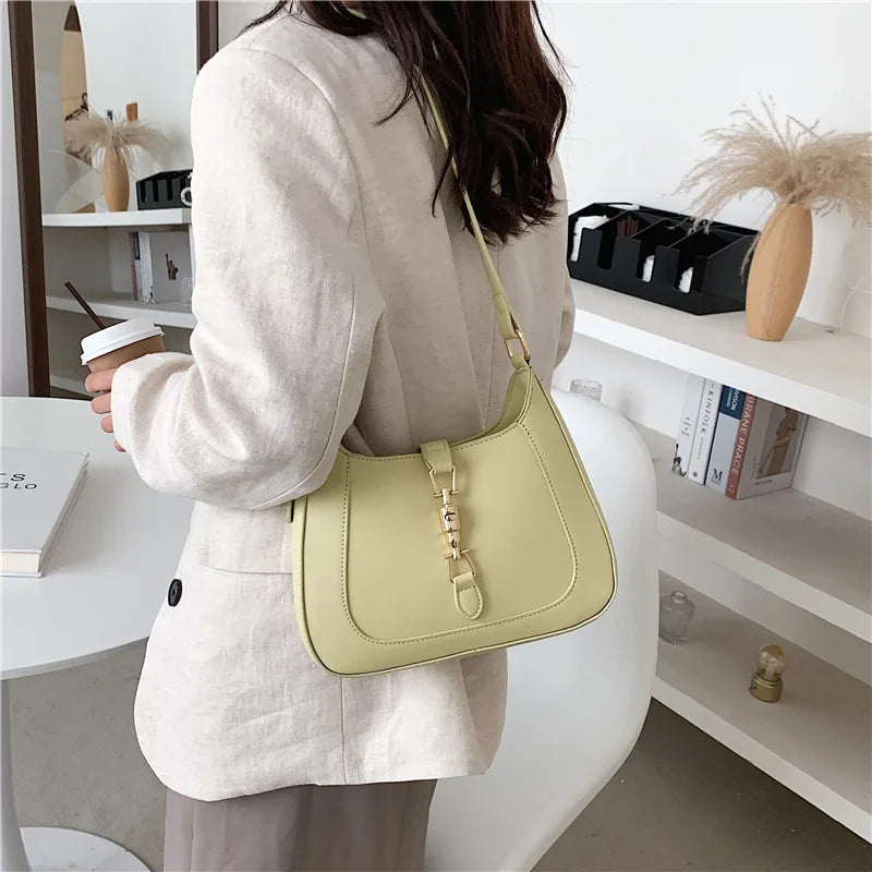 Ladsoul Women's Underarm Bag Western Style Handbag Shoulder Bag