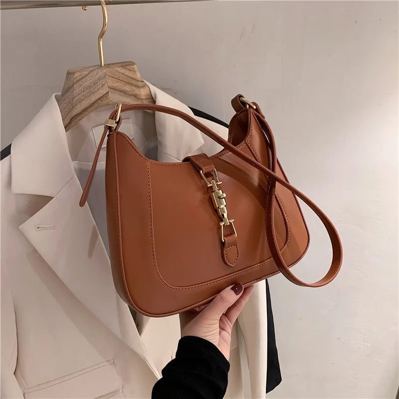 Ladsoul Women's Underarm Bag Western Style Handbag Shoulder Bag