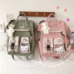 Ladsoul High School Backpack for Teenage Girl Women Waterproof