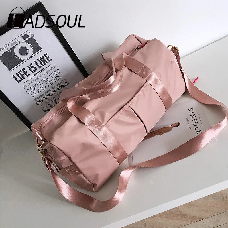 Ladsoul Female Big Sports Bags Training Fitness Outing Travel Bag