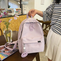 Ladsoul Nylon High School Bag Female Student Harajuku Backpack