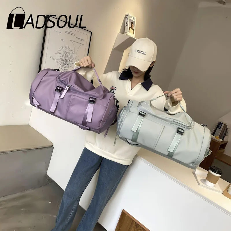 Ladsoul Large Capacity Printed Beach Travel Backpack Women's Bag