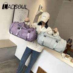 Ladsoul Large Capacity Printed Beach Travel Backpack Women's Bag