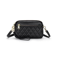 Lady Flap Bag Leather Crossbody Clutch Handbag