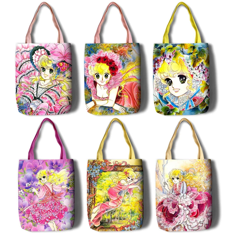 Lady Georgie Cartoon Shoulder Shopper Handbag Women Satchel Bag