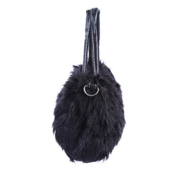 Women's Faux Rabbit Fur Handbag Shoulder Messenger Bag