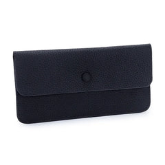 Lady Hasp Purse Small Envelope Wallet Leather Long Handy Bag
