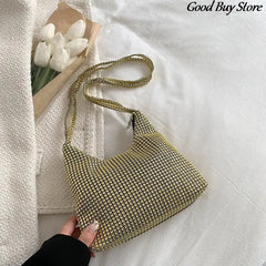 Diamond Rhinestone Handbag Evening Party Clutch Wedding Banquet Shoulder Bag
