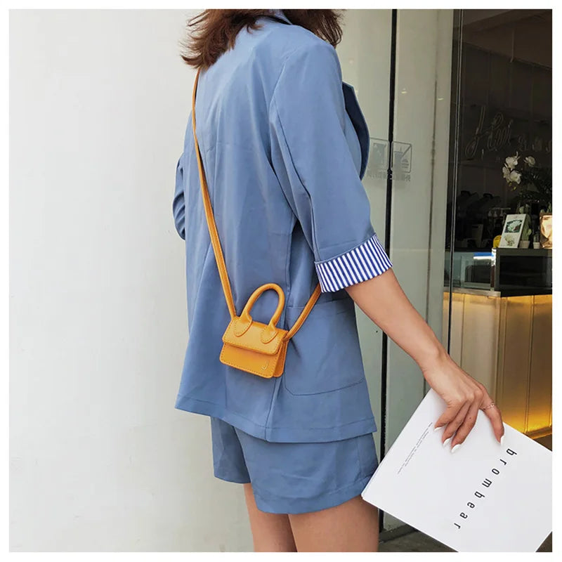 Embroidered Mini Crossbody Bag for Women Sweet Purses Girls Messenger Bags