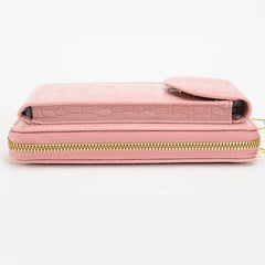 Lady Messenger Bag Woman Crossbody Bag Mobile Phone Bag Double-layer Wallet