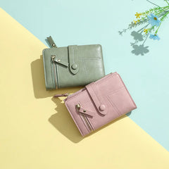 Lady Purse PU Leather Coin Purse Card Bag Wallet Female Credit Card Holder