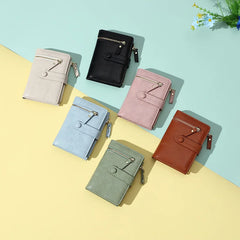 Lady Purse PU Leather Coin Purse Card Bag Wallet Female Credit Card Holder