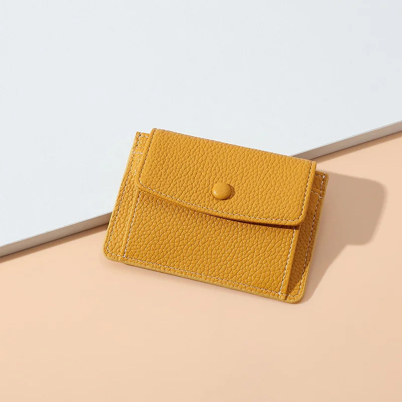 Lady Purse Short Wallet Leather Purse Ladies Card Bag Clutch Female Purse