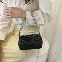 Rhinestones Evening Clutch Bag Crystal Wedding Tote Purse Handbag