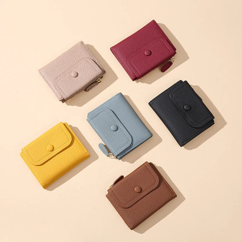 Lady Short Purse Women's Wallet Short Student Wallet