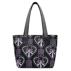 Nylon Women's Crossbody Bag Flowers Tote Top-handle Bag
