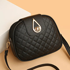 Lady Small Square Bag Diamond Three-layer Shoulder Crossbody Messenger Bag