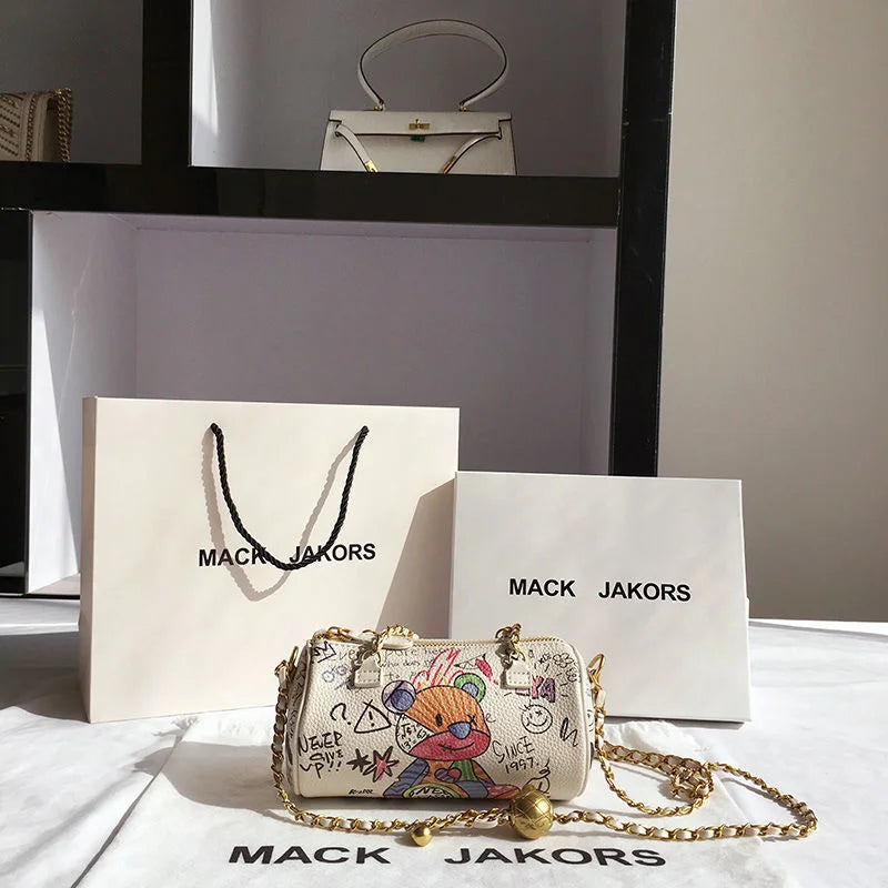 Women's Chain Shoulder Bag Small Square Handbag for Phone