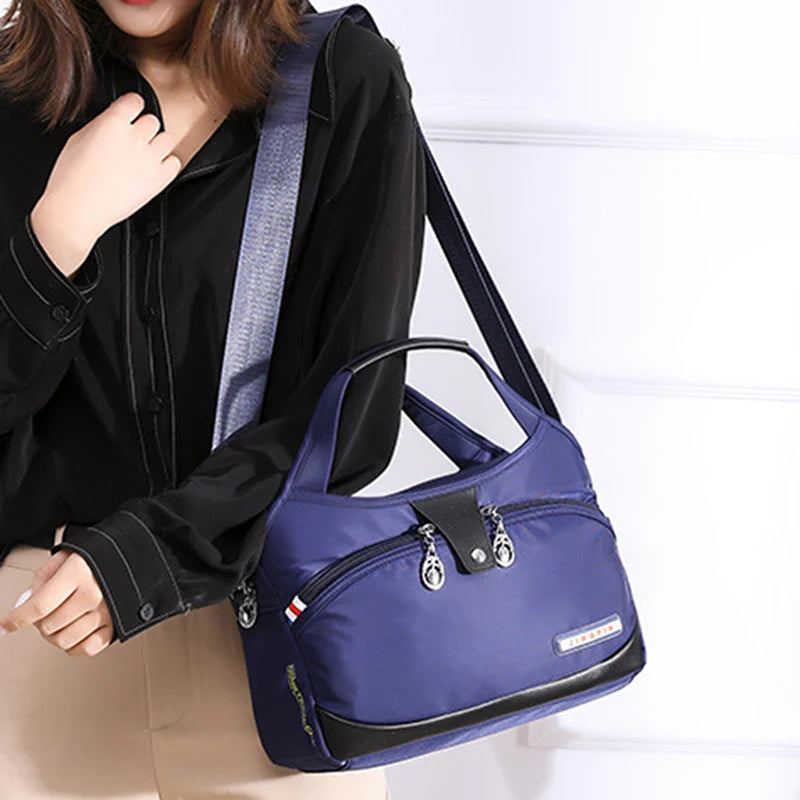 Lady's Slanting Bag Shoulder Bags Nylon Summer Casual Pure Single Shoulder Bag