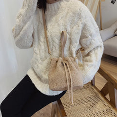Lamb Wool Small Crossbody Bags for Women Shoulder Bag Ladies Handbag