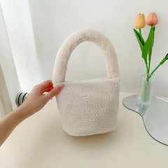 Lambhair Handbag And Purse Women Top-handle Bag Hot Winter Small Shopping Tote