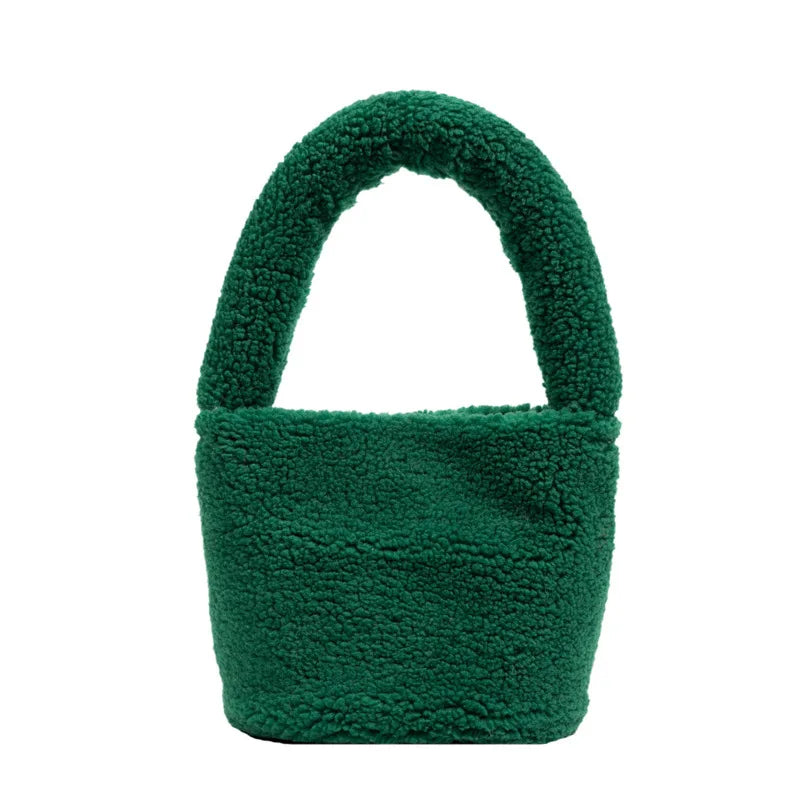 Lambhair Handbag And Purse Women Top-handle Bag Hot Winter Small Shopping Tote