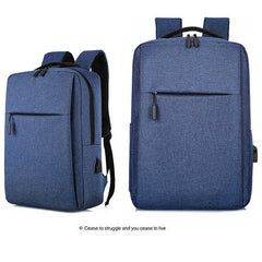 Laptop Backpack Raincoat Male Bag USB Charging Multi-layer Space Travel