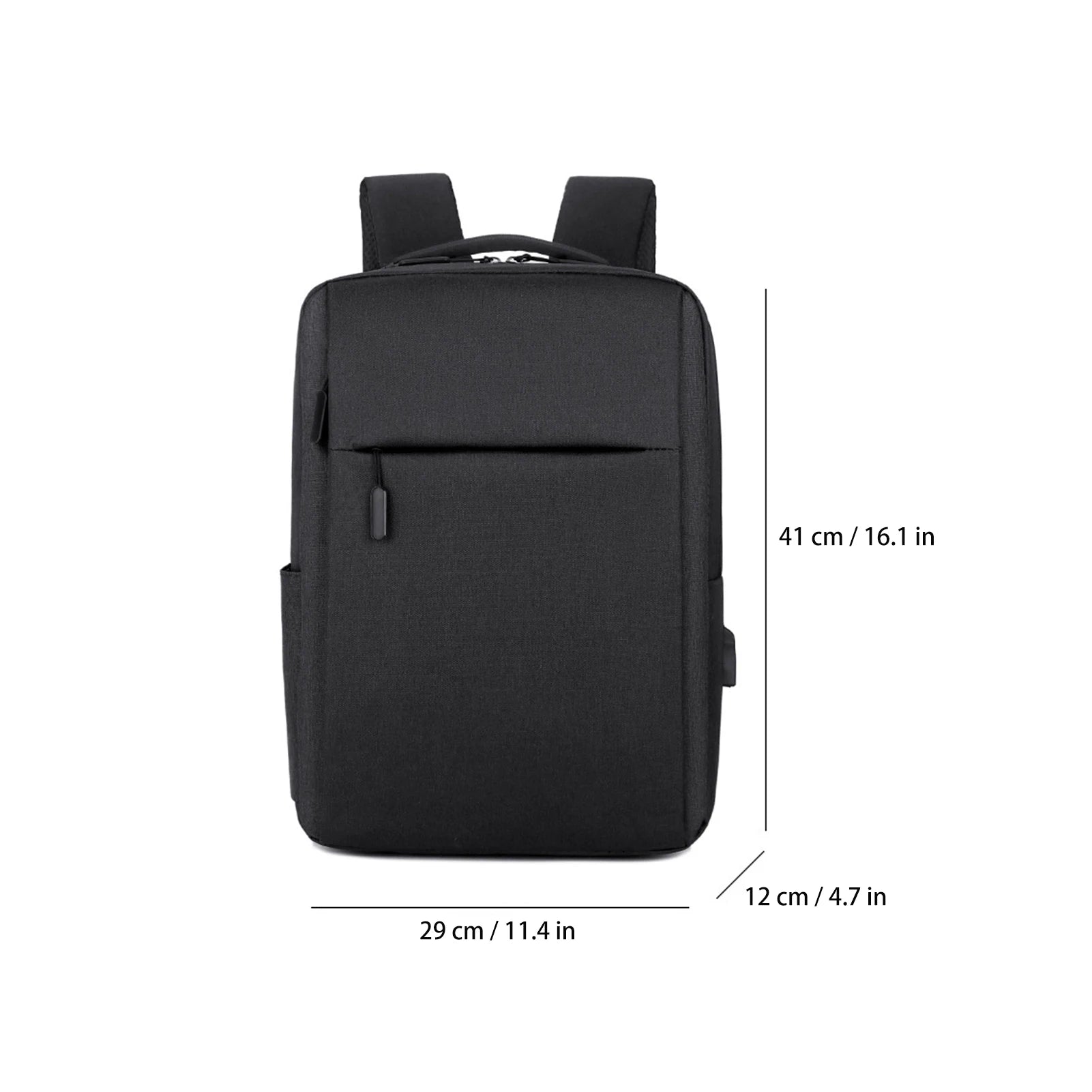 Laptop Backpack with USB Charging Port Water Resistant Outdoor Sports Daypack
