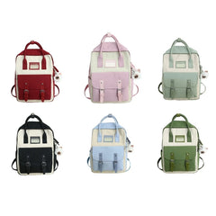 Travel Laptop Backpack with Plush Pendant - Durable School Daypack
