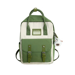 Travel Laptop Backpack with Plush Pendant - Durable School Daypack