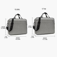 Laptop Bag 15.6 17 inch Sleeve Case Shoulder Straps Handbag Briefcase F3MD