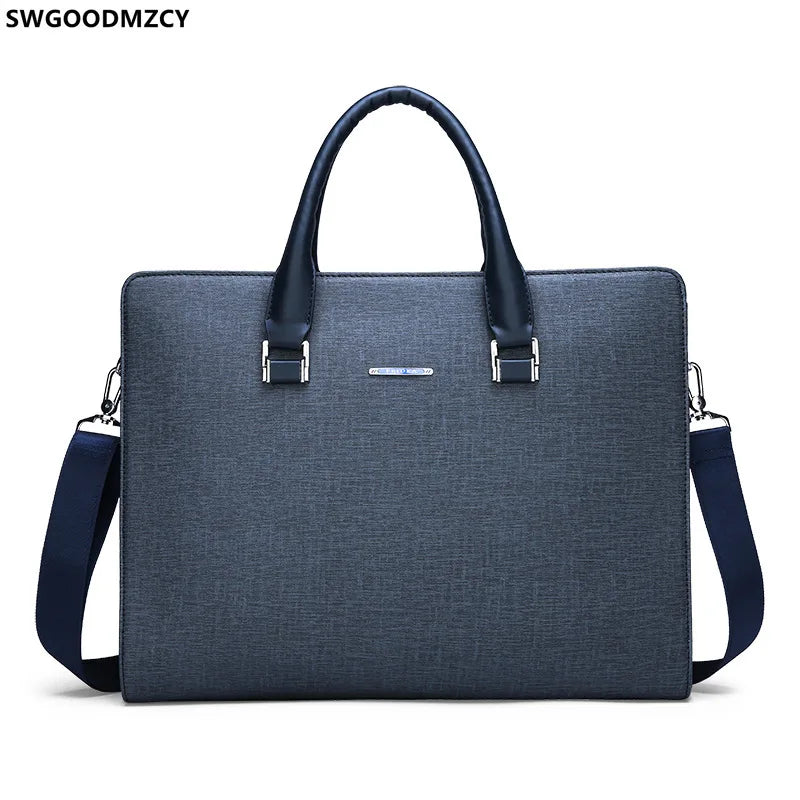 Leather Laptop Briefcase Office Bag Crossbody Business Handbag