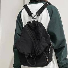 Canvas Vintage Backpack Small Women School Bags Ladies College Student Backpack
