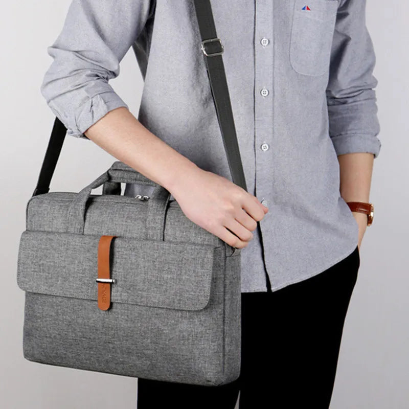 Large Capacity Laptop Handbag for Men Women Travel Briefcase Business Notebook