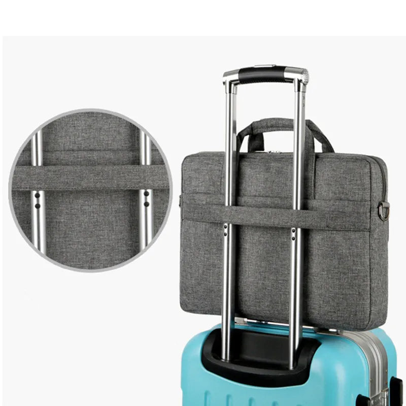 Large Capacity Laptop Handbag for Men Women Travel Briefcase Business Notebook