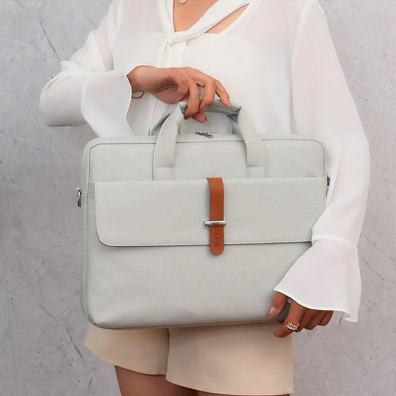 Large Capacity Laptop Handbag for Men Women Travel Briefcase Business Notebook
