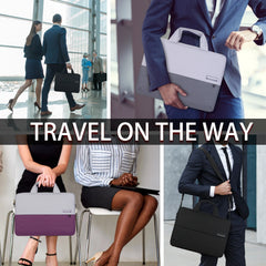 15.6 in Laptop Messenger Bag Multi-pocket Shoulder Handbag