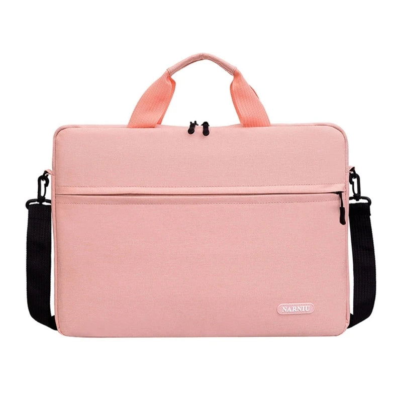 15.6 Inch Laptop Shoulder Bag Durable Lightweight Business Handbag