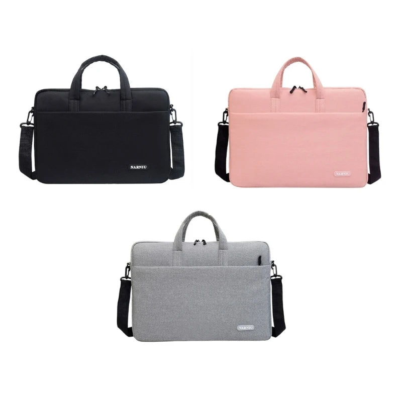 Laptop Shoulder Bag Briefcase 13 14 15.6in Tablet Sleeve Durable Lightweight
