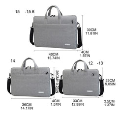 Laptop Shoulder Bag Briefcase 13 14 15.6in Tablet Sleeve Durable Lightweight