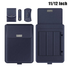 Waterproof PU Leather Laptop Standable Case with Holder Function